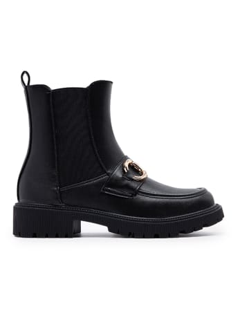 Foreverfolie Chelseaboots zwart