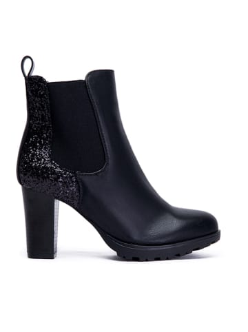 Foreverfolie Stiefeletten in Schwarz