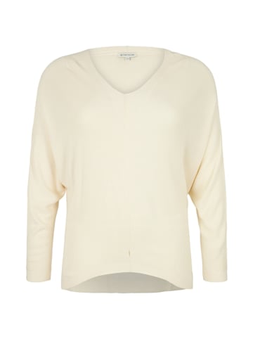 Tom Tailor Pullover in Creme