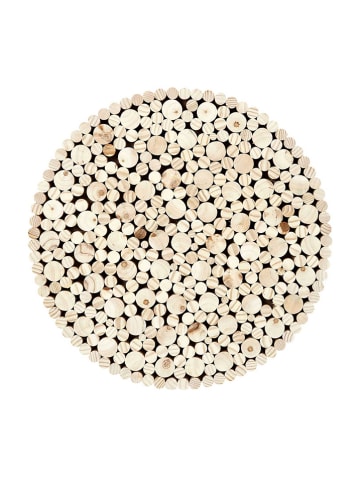 Ethnical Life Couchtisch "Gigogne" in Natur - (H)40 x Ø 60 cm