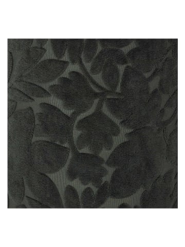 Ethnical Life Puf "Leaf" w kolorze ciemnozielonym - wys. 36 x Ø 28 cm