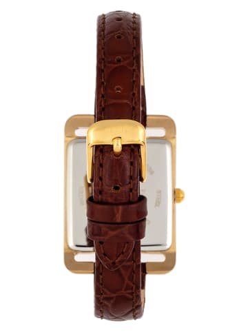 Bertha Quarzuhr "Marisol" in Braun/ Gold/ Weiß