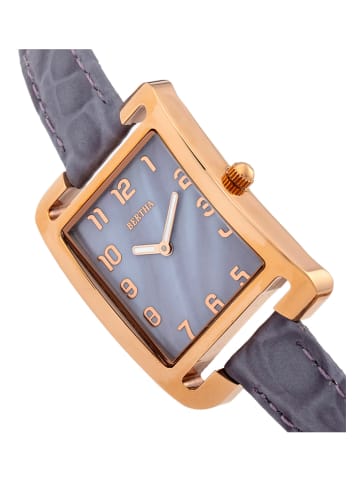 Bertha Quarzuhr "Marisol" in Lila/ Roségold