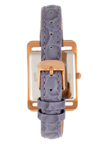 Bertha Quarzuhr "Marisol" in Lila/ Roségold