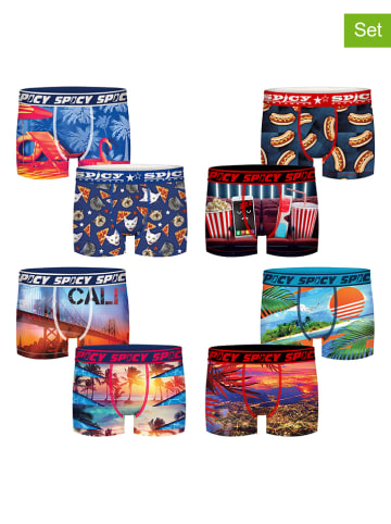 Spicy 8-delige set: boxershorts meerkleurig