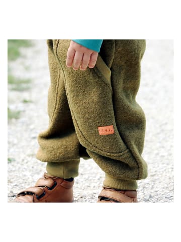 LiVi Wełniany jogger "Streetstyle khaki" w kolorze khaki