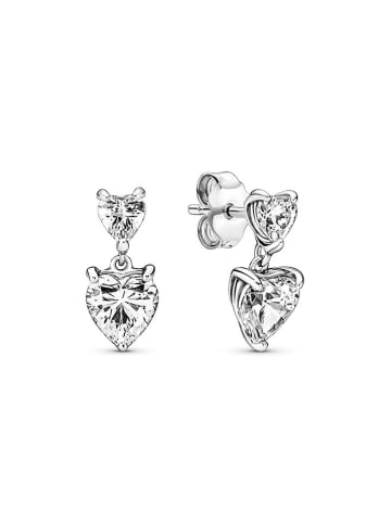 Pandora Silber-Ohrstecker mit Edelsteinen