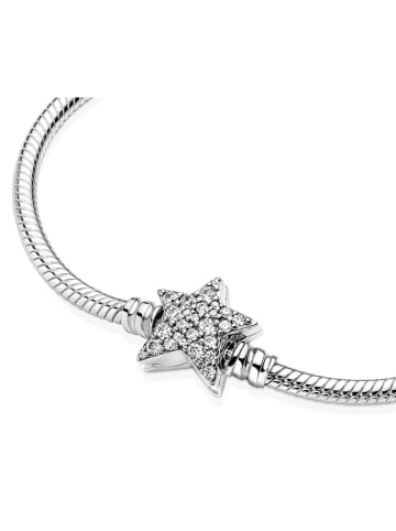 Silber-Armkette mit Edelsteinen