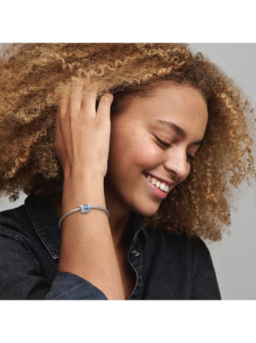 Pandora Silber-Bead mit Edelsteinen