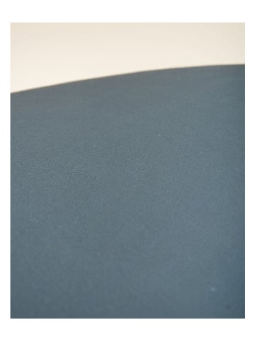 little nice things Poduszka podłogowa "Whale" w kolorze niebieskim - 120 x 80 cm