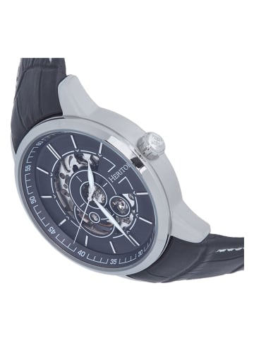 Heritor Automatikuhr "Davies" in Schwarz/ Silber