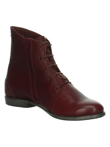 Think! Leren boots "Agrat" bordeaux