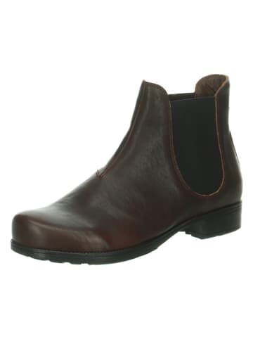 Think! Leder-Chelsea-Boots "Denk!" in Braun