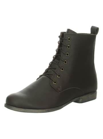 Think! Leren boots "Agrat" donkerbruin