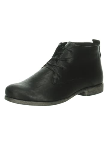 Think! Leder-Schnürschuhe "Agrat" in Schwarz