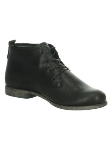 Think! Skórzane trzewiki "Agrat" w kolorze czarnym