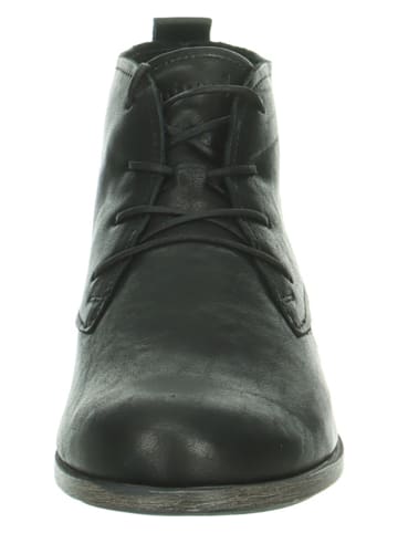 Think! Leder-Schnürschuhe "Agrat" in Schwarz