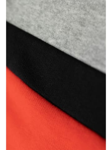 Garcia Sweatshirt in Grau/ Rot