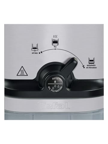 Tefal Edelstahl-Fritteuse "Oleoclean Compact"