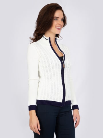 SIR RAYMOND TAILOR Cardigan "Scottie" in Weiß