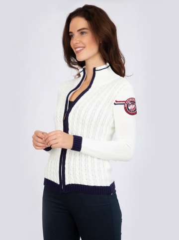 SIR RAYMOND TAILOR Cardigan "Scottie" in Weiß