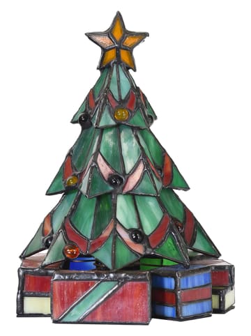 Clayre & Eef Lampa stołowa ze wzorem - wys. 23 x Ø 17 cm