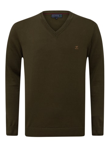 SIR RAYMOND TAILOR Trui "Los Angeles" donkerbruin