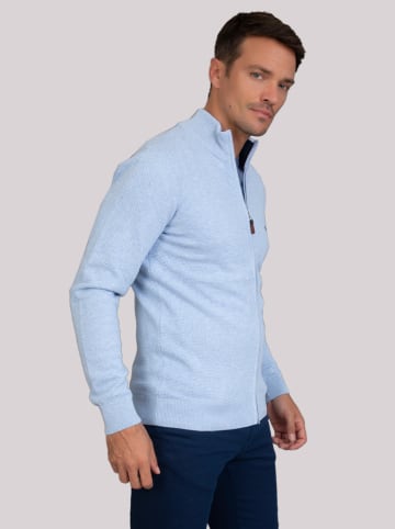 SIR RAYMOND TAILOR Kardigan "Sydney" w kolorze błękitnym