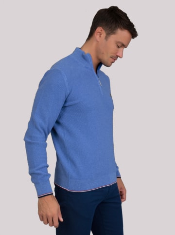 SIR RAYMOND TAILOR Sweter "Pulse" w kolorze błękitnym