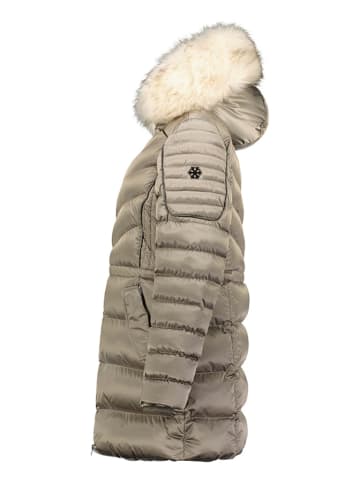 Maison Montaigne Parka "Destimai" w kolorze szarobrązowym