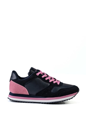 Musk Sneakers in Dunkelblau/ Pink