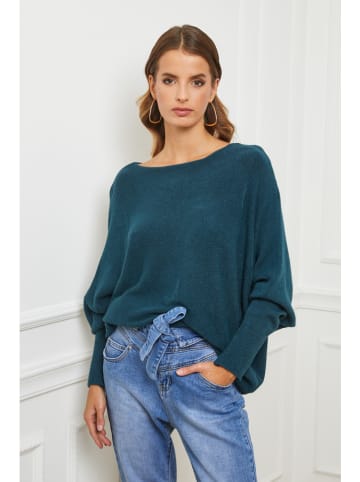 So Cachemire Pullover "Egale" in Petrol