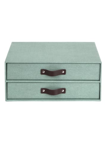 BigsoBox Schubladenbox "Birger" in Grün - DIN A4