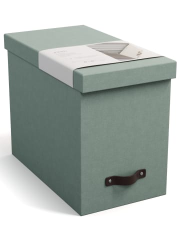 BigsoBox Pudełko "Johan" w kolorze zielonym - A4