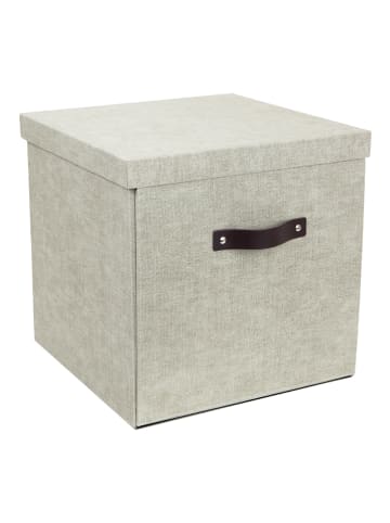 BigsoBox Opbergbox "Logan" beige - (B)31,5 x (H)31 x (D)31,5 cm