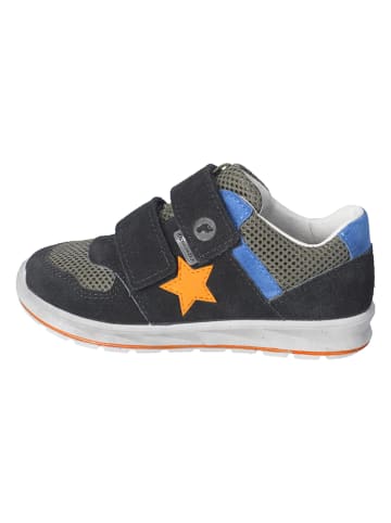 Ricosta Sneakers "Louie" zwart/oranje/blauw