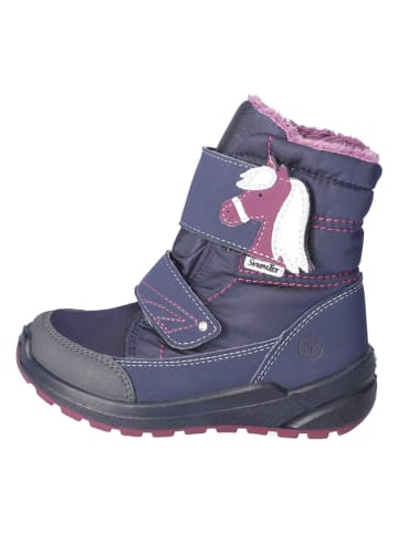 Ricosta Boots "Garei" in Dunkelblau/ Pink