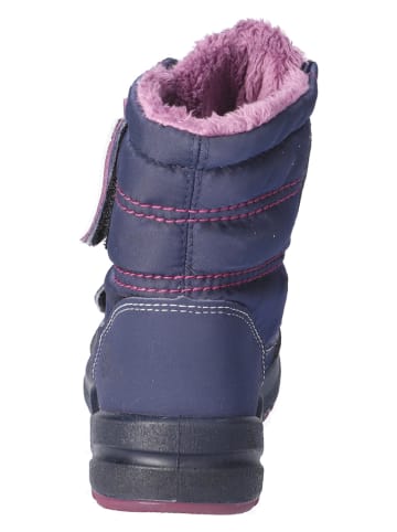 Ricosta Boots "Garei" donkerblauw/roze