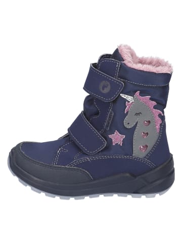 Ricosta Winterboots "Annika" in Dunkelblau/ Rosa