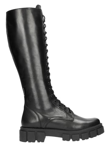 Wojas Leder-Winterstiefel in Schwarz