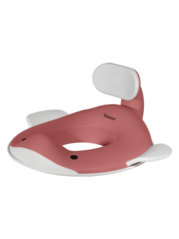 Kindsgut Nakładka "Whale" w kolorze szaroróżowym na WC