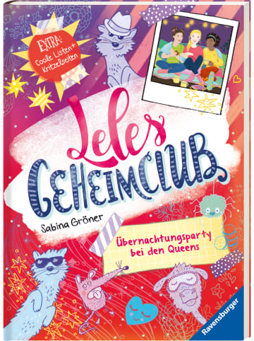 Ravensburger Kinderroman "Leles Geheimclub, Band 2: Übernachtungsparty bei den Queens"
