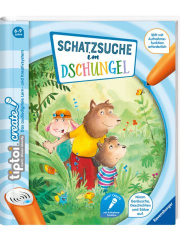 Ravensburger Kreativbuch "tiptoi® CREATE Schatzsuche Dschungel"