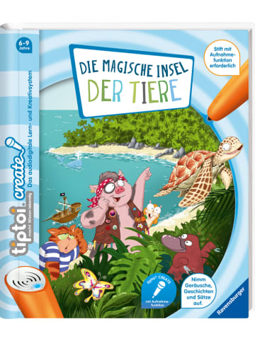 Ravensburger Kreativbuch "tiptoi® CREATE Magische Insel der Tiere"