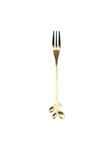 every ware 4-delige set: taartvorkjes goudkleurig - (L)12 cm