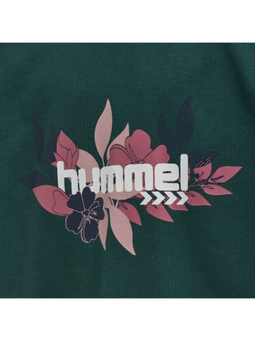 Hummel Sukienka dresowa "Saga" w kolorze zielonym
