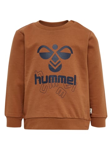 Hummel Sweatshirt "Spirit" in Hellbraun