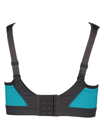 Anita Sport-BH in Türkis/ Anthrazit