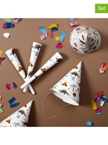 The Home Deco Kids Trąbki imprezowe (18 szt.) w kolorze białym