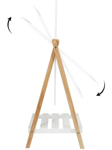 The Home Deco Kids Lustro stojące w kolorze białym - 44 x 108 x 44 cm